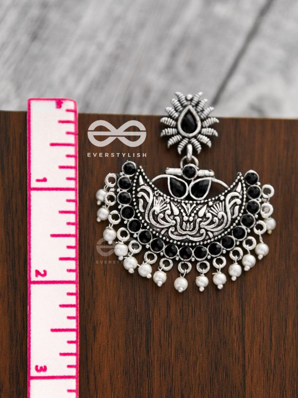 The Bohemian Elegance (Onyx Black) - Embellished Oxidised Collection