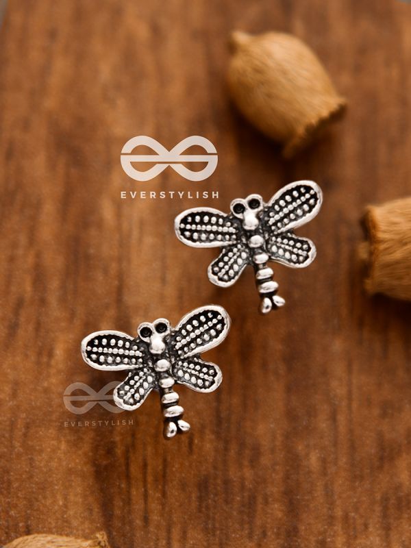 The Little Dragonflies - Tiny Trinket Earrings