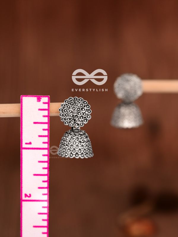 The Little Cute Floral Jhumkis - Tiny Trinket Earrings