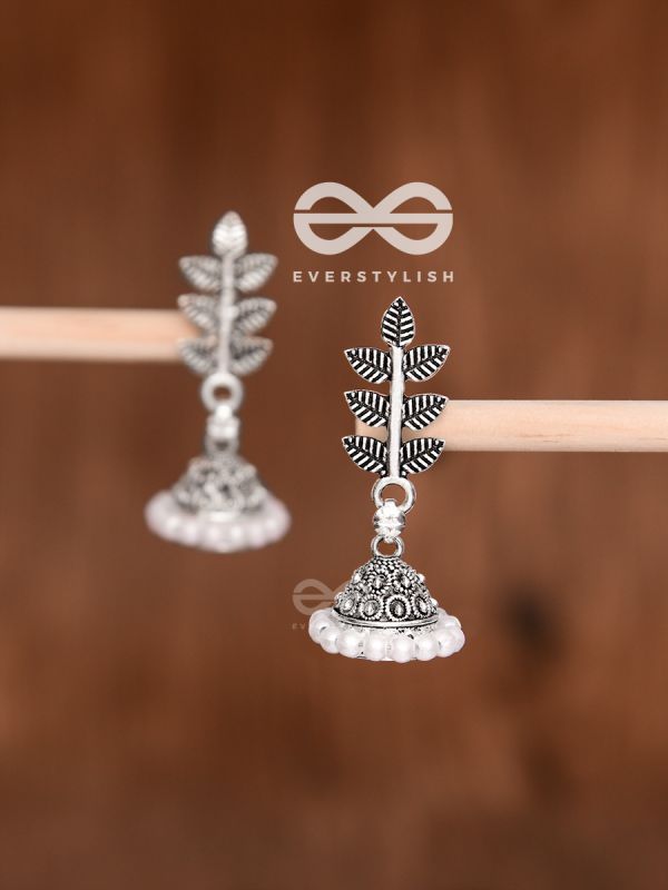The Little Branch Pearl Jhumki - Tiny Trinket Earrings