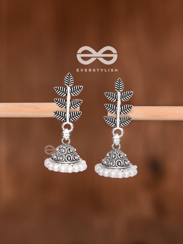 The Little Branch Pearl Jhumki - Tiny Trinket Earrings