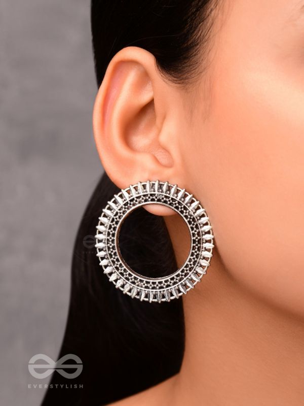 The Bohemian Tribals - Oxidised Boho Studs