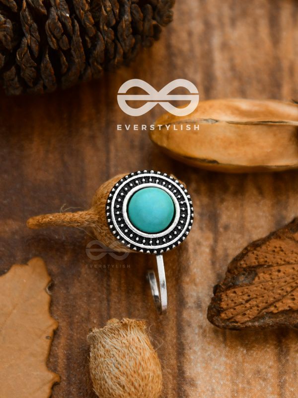 The Bohemian Statement - Turquoise Boho Nosering
