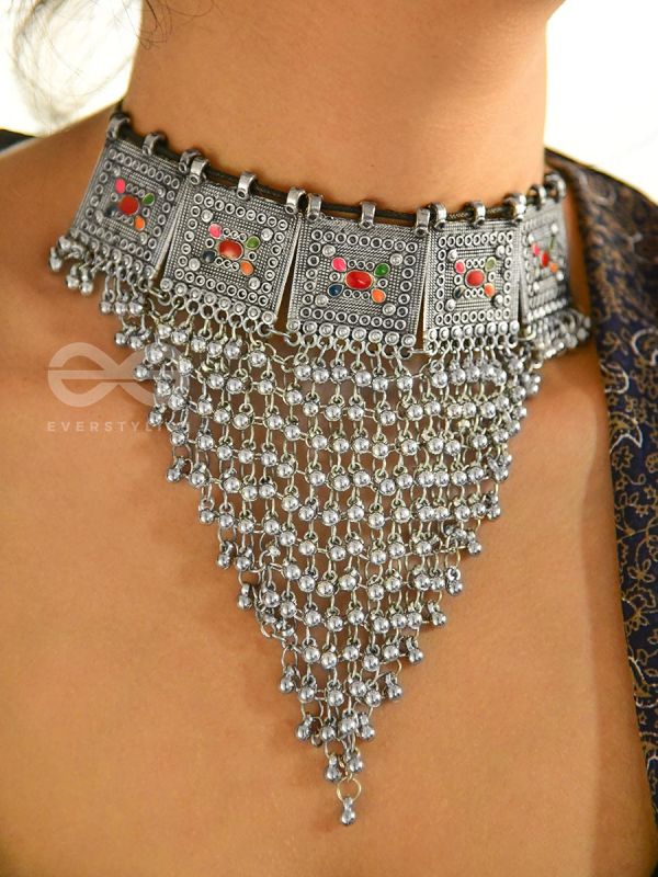 The Statement Enamelled Jhaalar Choker