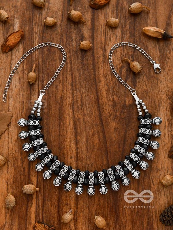 The Bohemian Elegance - Oxidised Statement Neckpiece