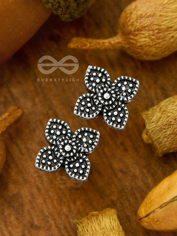 The Floral Celeste Studs- Tiny Trinket Earrings