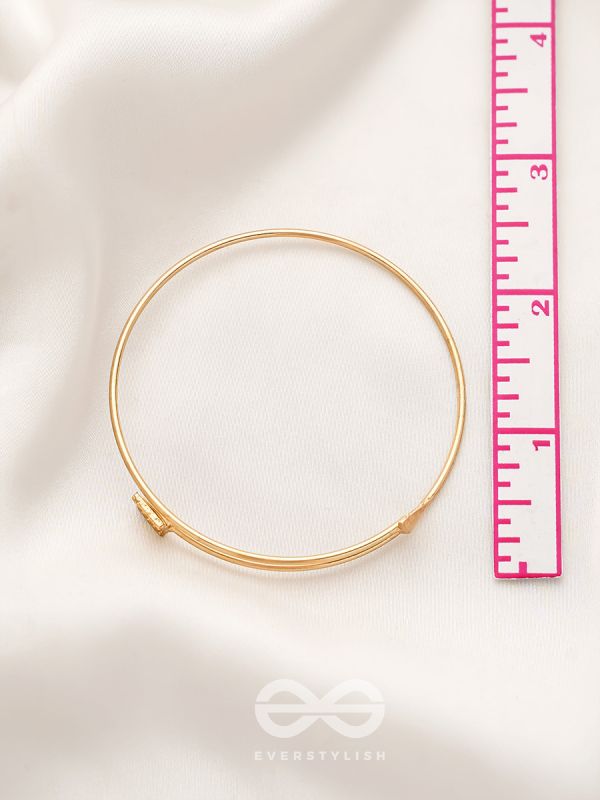 The Warrior Within - Golden Statement Bracelet