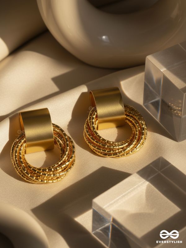 A Chunk of Gold - Statement Earrings