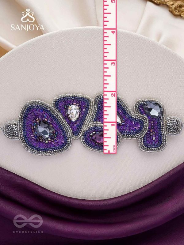 Kimaya - The Divine - Sequins, Cutdana And Stone Hand Embroidered Choker Neckpiece