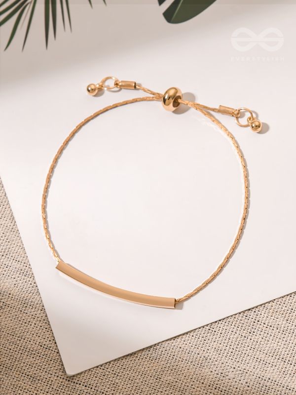 Band of Love- Elegant Golden Bracelet 