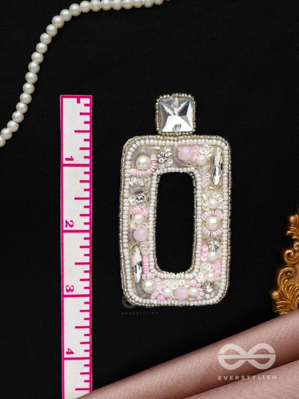 Avaroha- The Heavenly- Stones, Sequins and Pearls Embroidered Earrings