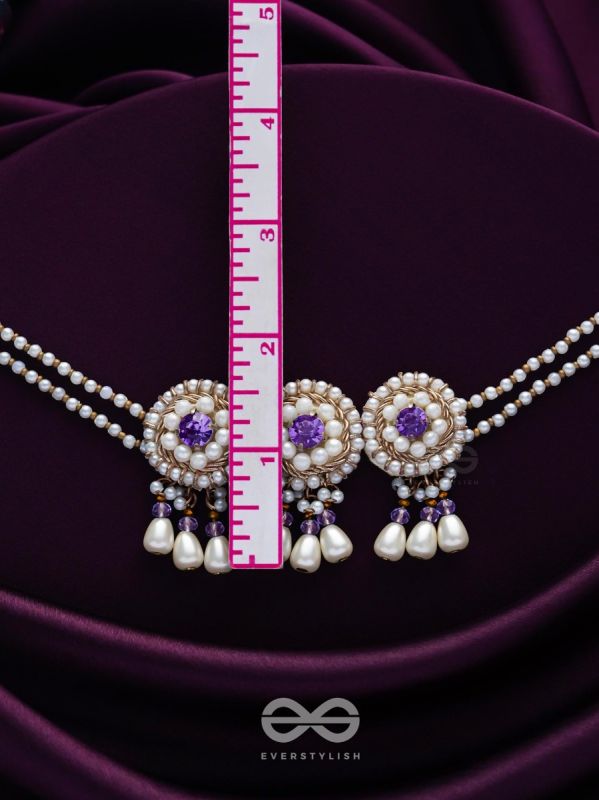Prasidika- The Beautiful Garden- Stones and Pearls Embroidered Necklace