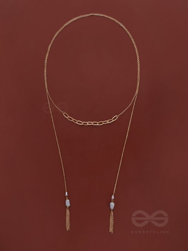 The Lovers Bridge- Golden Necklace Scarf