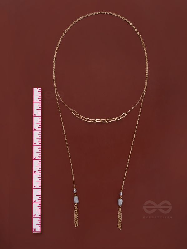 The Lovers Bridge- Golden Necklace Scarf