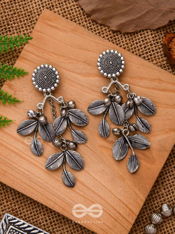 The Black Forest- Classy Oxidized Earrings 