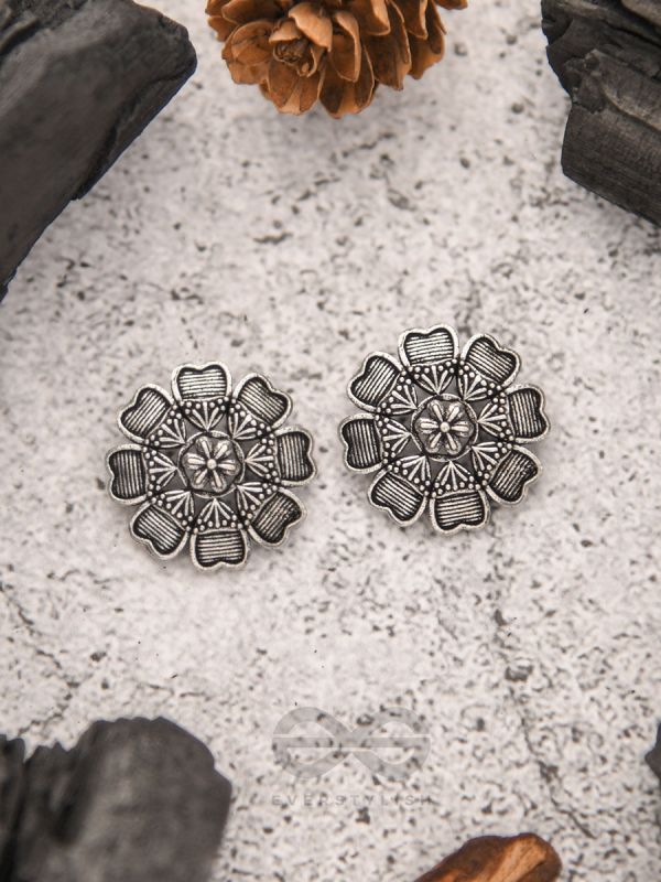 The Black Dahlia- Tiny Trinket Earrings