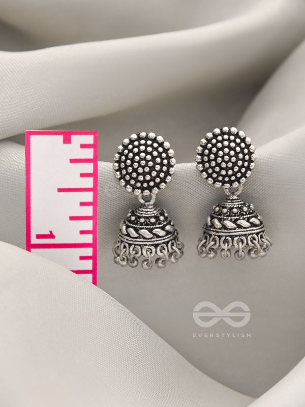 Touch of the Sun- Brass Jhumka Earrings