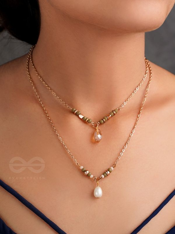 The Blazing Sleet- Golden Layered Necklace With Anti-Tarnish Coating 