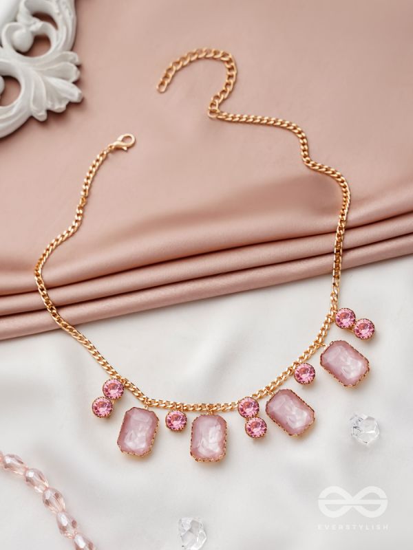 The Garden Of Evening Mists- Golden Embellished Necklace With Anti-Tarnish Coating 