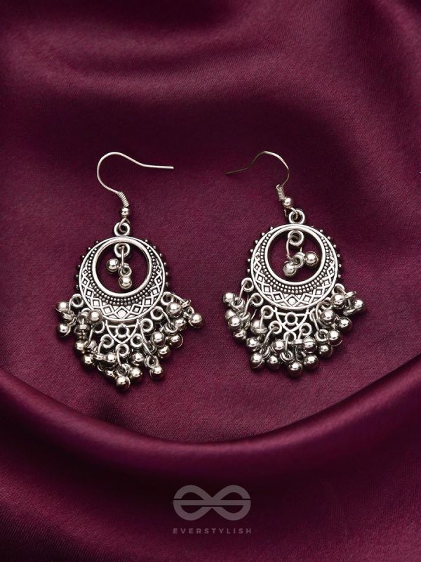 The Rustic Elegance- Oxidised Boho Earrings