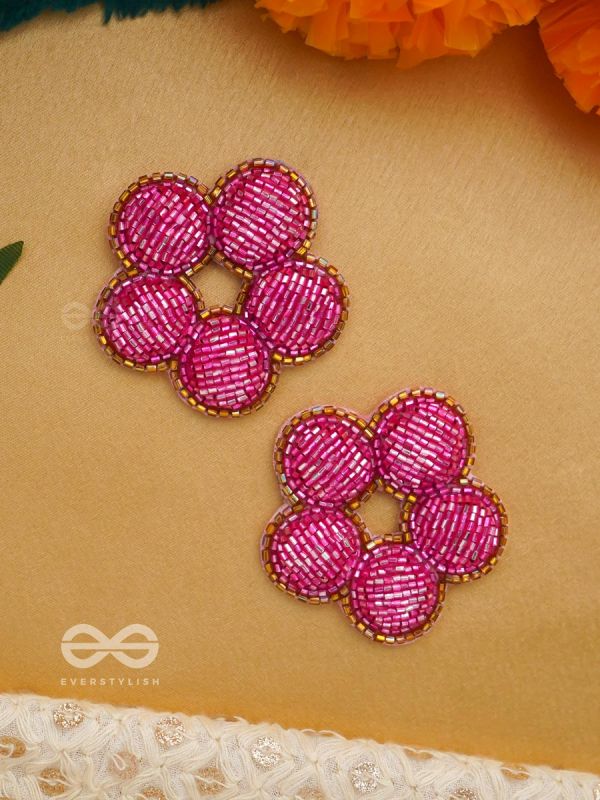 Alakshya - The Unseen Beauty - Cutdana Hand Embroidered Earrings