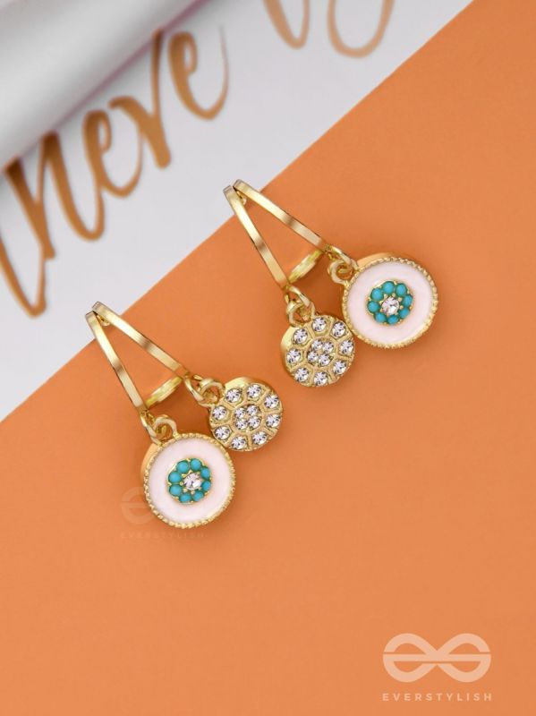 BLOOMING IT AWAY - GOLDEN DROP EARRINGS