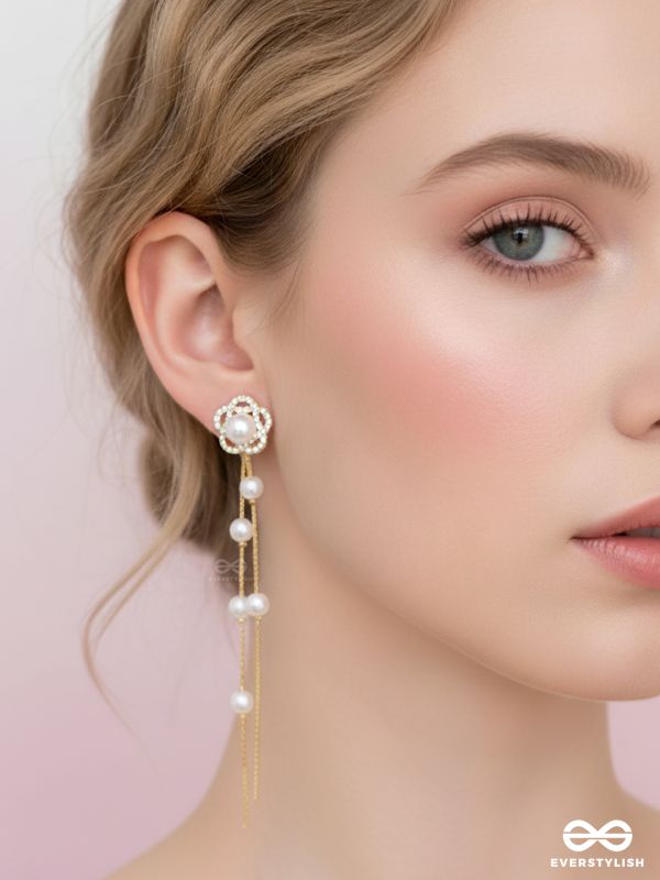 BLOOMIN HIGH - GOLDEN PEARL EAR JACKETS