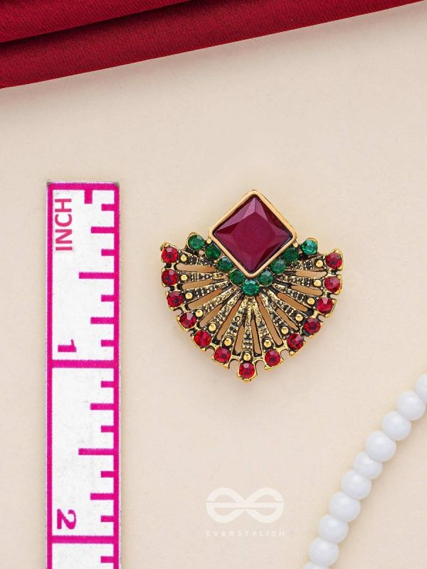 The Chic Ethnicity- Embellished Stud Earrings