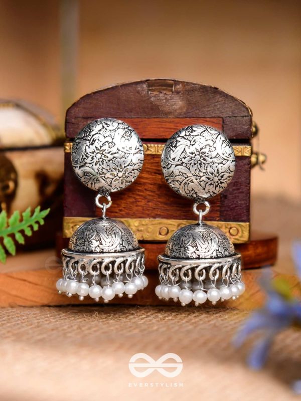 The Love for Intricacy- Oxidised Boho Earrings