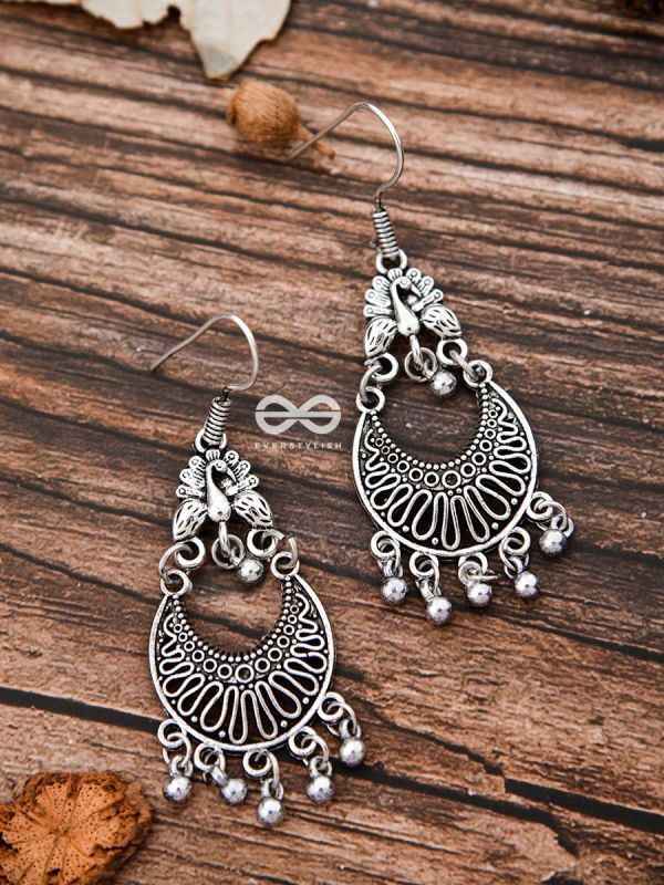 The Oxidised Dangler Collection - The Peacock Curves