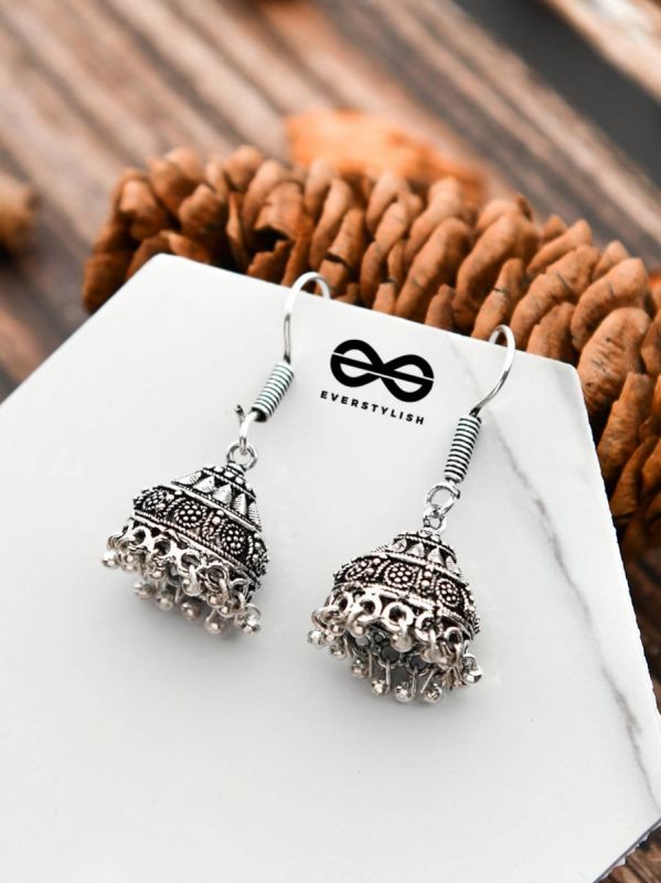 The Simple Little Jhumki - Tiny Trinket Earrings