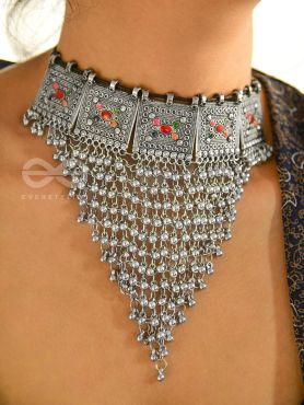 The Statement Enamelled Jhaalar Choker