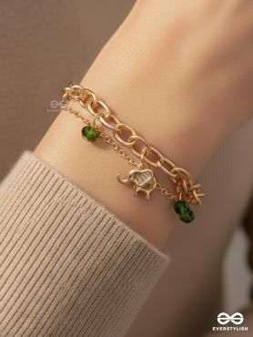 The Jungle King- Golden Layered Bracelet