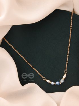 The Million Dollar Smile-Golden Beads Necklace With Anti-Tarnish Coating 