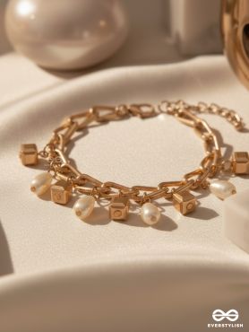 The Box of Rain- Golden Pearl Bracelet
