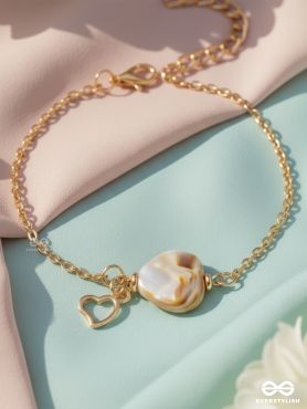 The Beach Love- Golden Embellished Bracelet