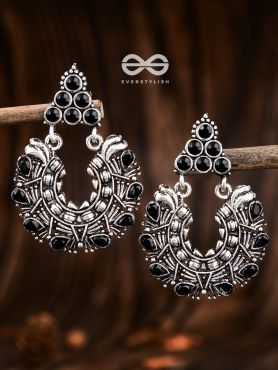 An Intricate Shimmer (Onyx Black) - The Embellished Oxidised Collection