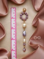 In the Loop- Golden Embellished Earrings