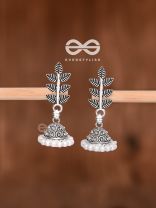 The Little Branch Pearl Jhumki - Tiny Trinket Earrings
