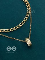 The Girl-Boss Statement - Golden Layered Neckpiece With Anti-Tarnish Coating 