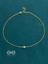 The Dainty Shimmer Neckpiece - Golden