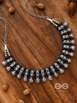 The Bohemian Elegance - Oxidised Statement Neckpiece
