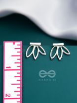 Don't Leaf Me - Silver Ear-Jackets