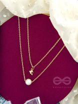 The Aquatic Wonders - Golden Layered Neckpiece With Anti-Tarnish Coating 