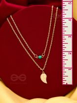 The Turquoise Leaflet - Multilayered Statement Neckpiece With Anti-Tarnish Coating 