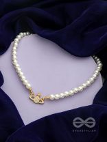 The Crown of Glory- Golden Pearl Necklace