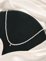 The Gold Drop- Golden Pearl Necklace