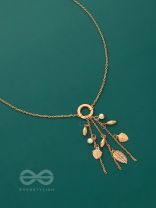Joys Of Spring- Elegant Golden Necklace With Anti-Tarnish Coating 