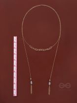 The Lovers Bridge- Golden Necklace Scarf