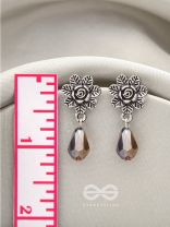 The Frosted Flower- Tiny Trinket Earrings (Lavender)